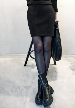 STREET ONE STUDIO Röcke*Rock in Wolloptik anthracite melange