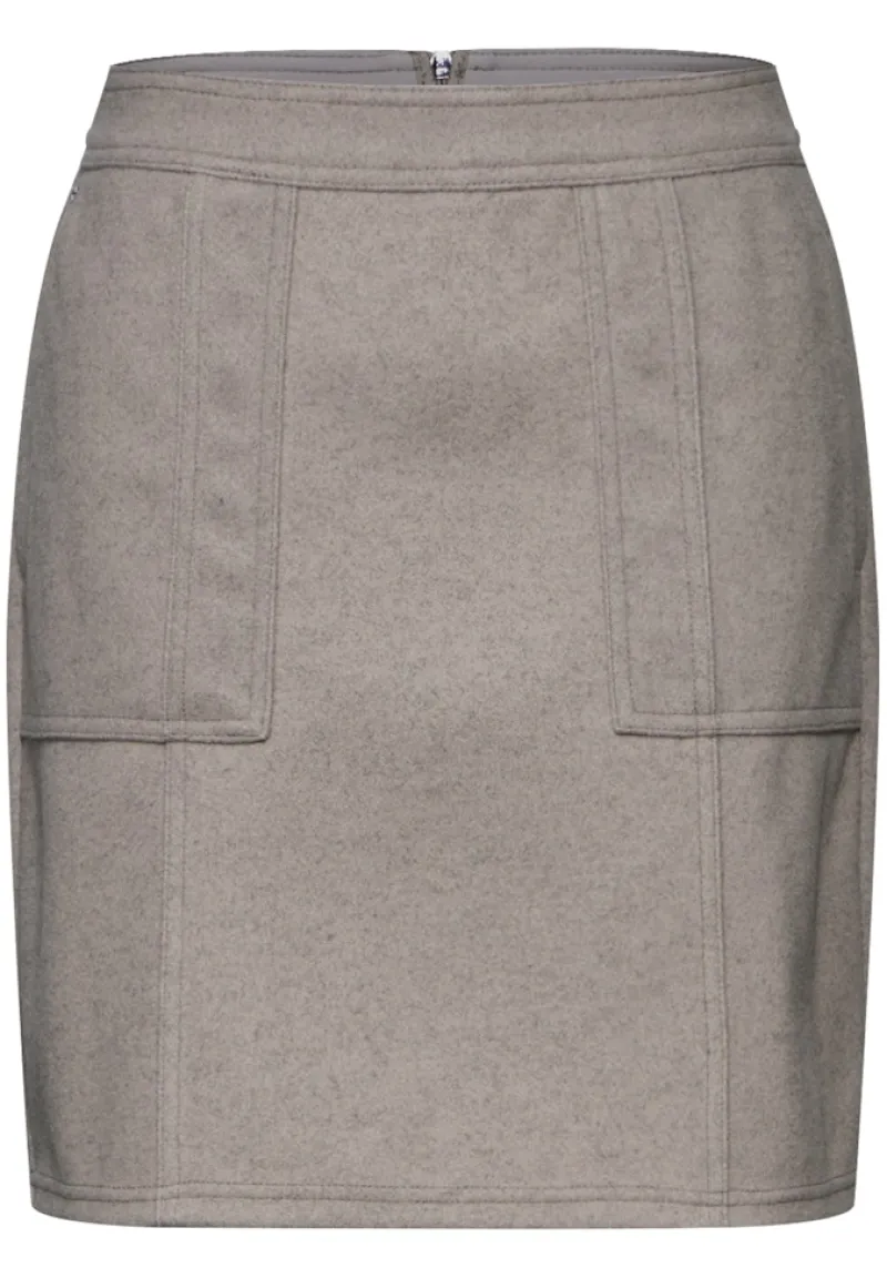 Street One Röcke*Rock in Woll-Optik breezy beige mel.