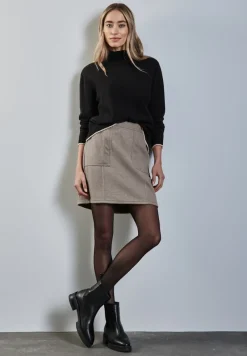 Street One Röcke*Rock in Woll-Optik breezy beige mel.