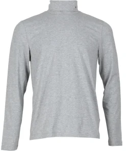 Tommy Hilfiger Shirts*ROLL NECK LONG SLEEVE TEE light grey heather