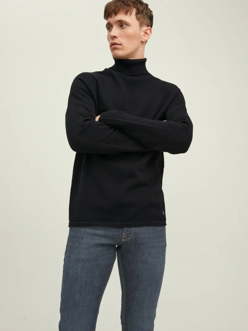Jack & Jones Pullover & Sweatshirts*Rollkragenpullover Black