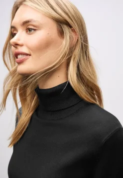 Street One Pullover & Sweatshirts*Rollkragenpullover Black