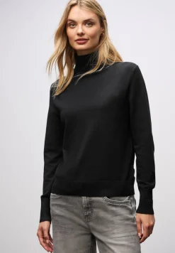Street One Pullover & Sweatshirts*Rollkragenpullover Black