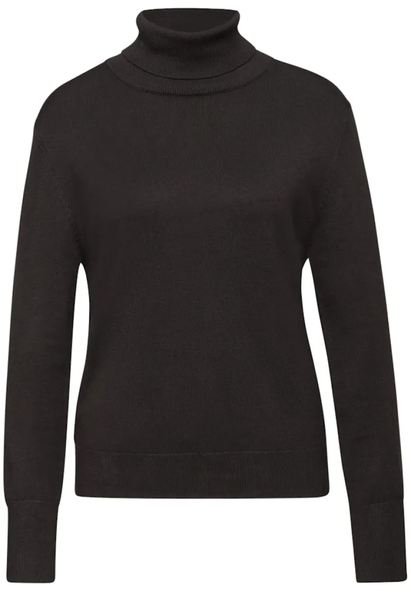 Street One Pullover & Sweatshirts*Rollkragenpullover darkest brown