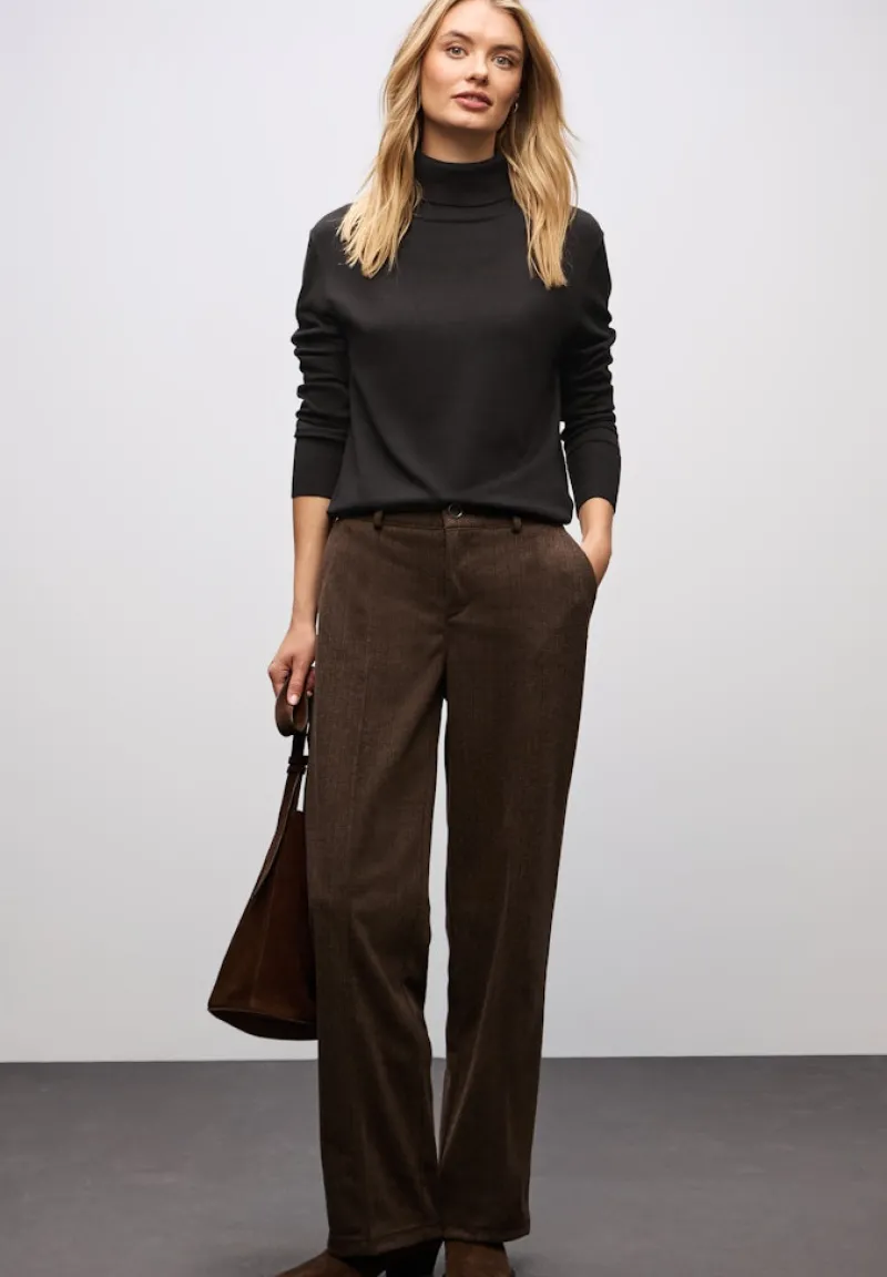 Street One Pullover & Sweatshirts*Rollkragenpullover darkest brown