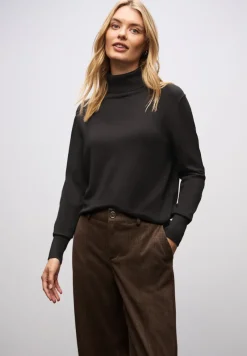 Street One Pullover & Sweatshirts*Rollkragenpullover darkest brown