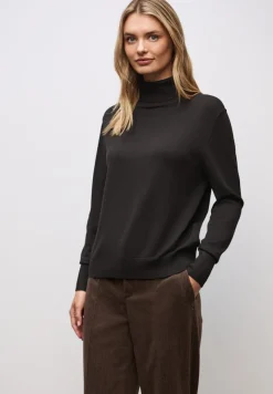 Street One Pullover & Sweatshirts*Rollkragenpullover darkest brown