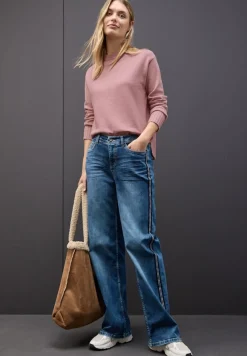 Street One Pullover & Sweatshirts*Rundhals Pullover powder pink mel.