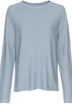 Camel Active Pullover & Sweatshirts*Rundhals Sweatshirt aus reiner Baumwolle soft blue