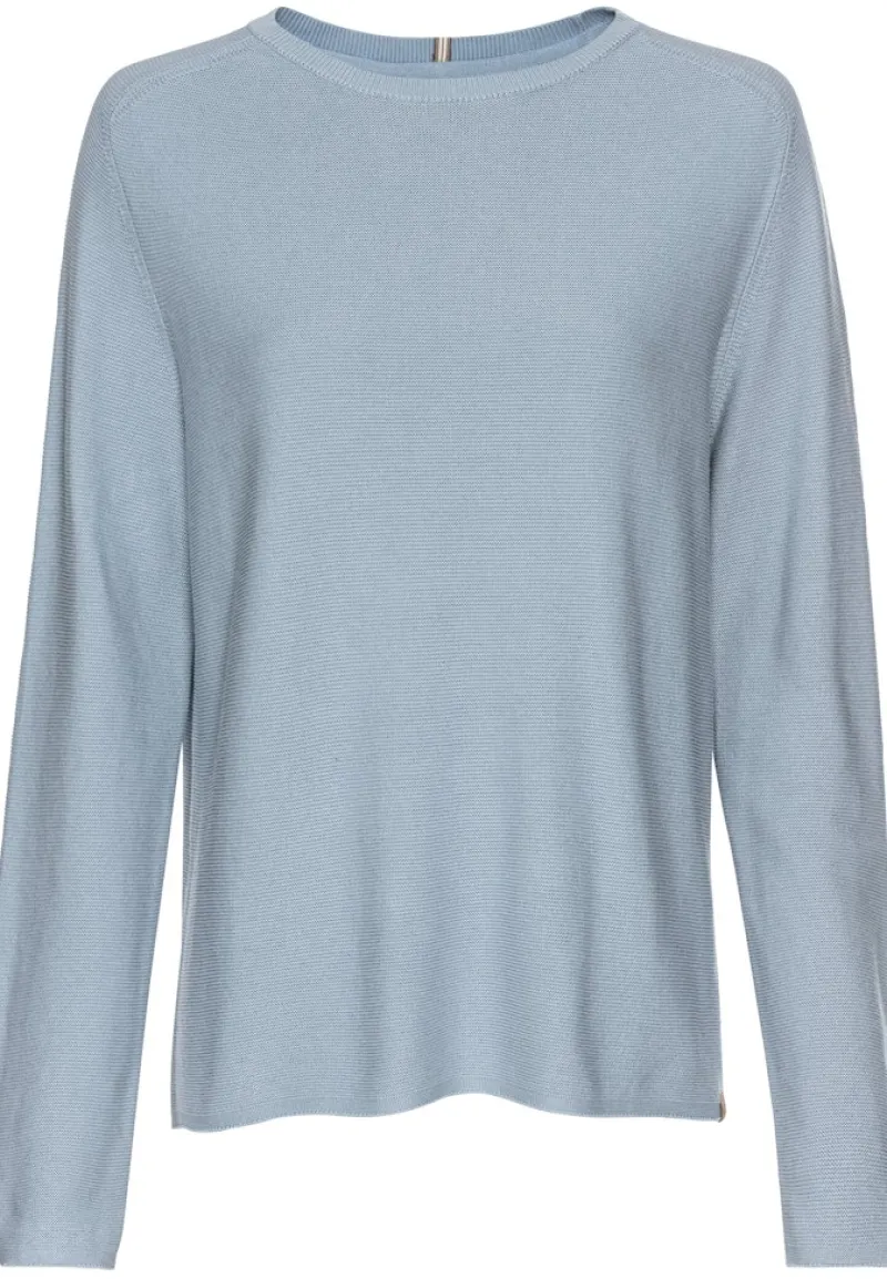 Camel Active Pullover & Sweatshirts*Rundhals Sweatshirt aus reiner Baumwolle soft blue