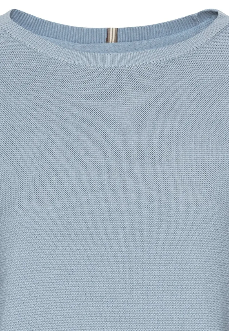 Camel Active Pullover & Sweatshirts*Rundhals Sweatshirt aus reiner Baumwolle soft blue