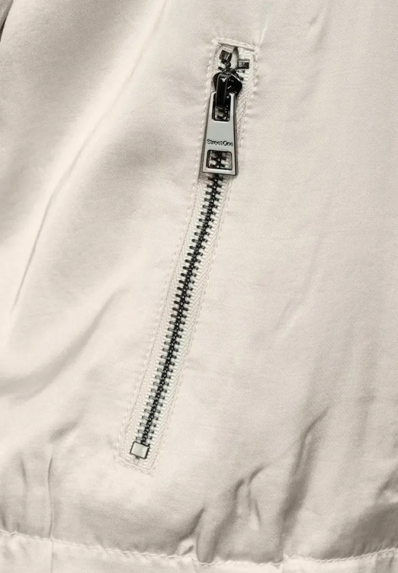 Street One Jacken*Satin-Blouson smooth sand beige