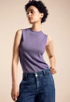 Street One Shirts*Schimmer Top bellflower lilac