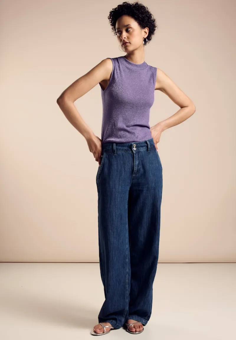 Street One Shirts*Schimmer Top bellflower lilac