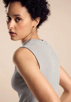 Street One Shirts*Schimmer Top smooth sand beige