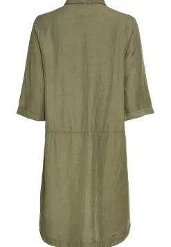 Camel Active Kleider*Schlupfkleid mit Hemdkragen olive