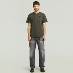 G-star Raw Shirts*Script r t Asfalt