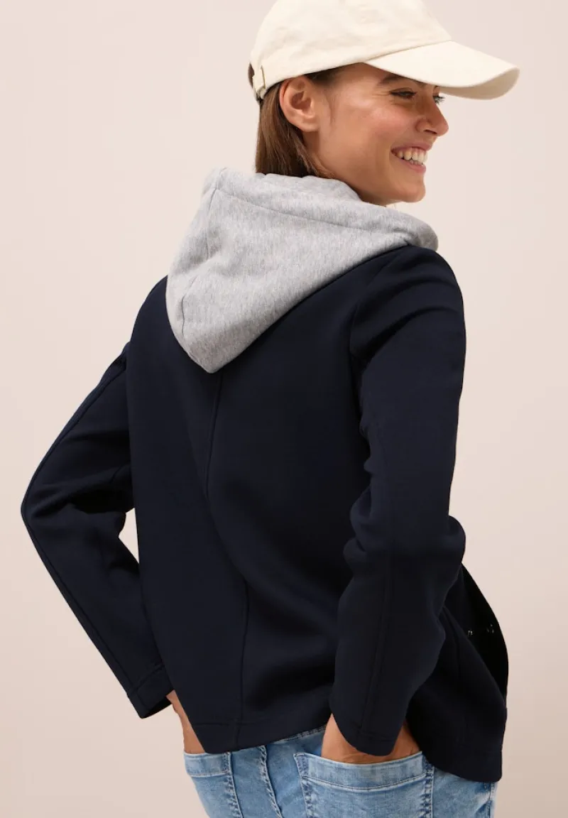 Cecil Jacken*Scuba Jacke mit Sweat-Inlay urban dark blue