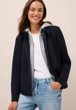 Cecil Jacken*Scuba Jacke mit Sweat-Inlay urban dark blue