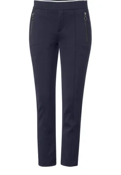 Street One Hosen*Scuba Loose Fit Hose deep blue