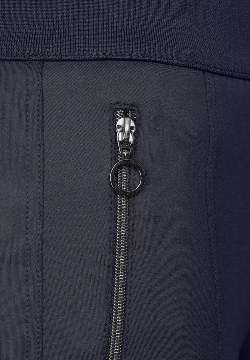 Street One Hosen*Scuba Loose Fit Hose deep blue