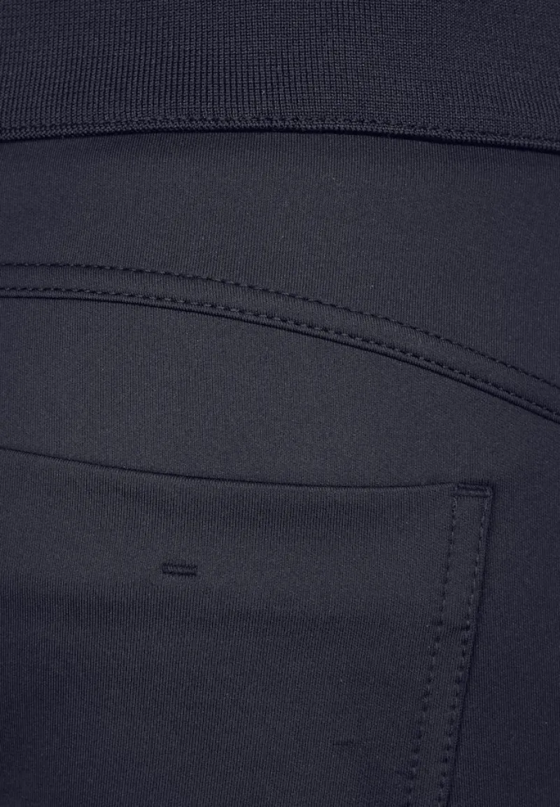 Street One Hosen*Scuba Loose Fit Hose deep blue