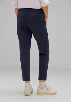 Street One Hosen*Scuba Loose Fit Hose deep blue