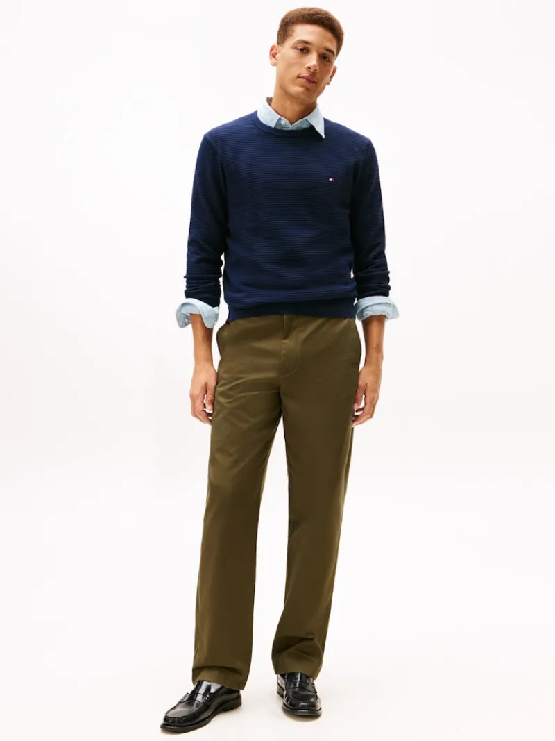 Tommy Hilfiger Pullover & Sweatshirts*SEASONAL STRUCTURE CNECK dark night navy