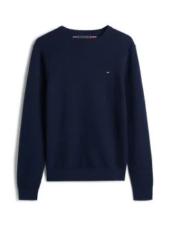 Tommy Hilfiger Pullover & Sweatshirts*SEASONAL STRUCTURE CNECK dark night navy