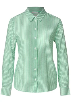 Street One Blusen*Seersucker Bluse brisk green