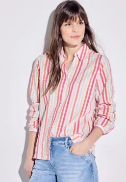 Cecil Blusen*Seersucker Bluse pink sorbet
