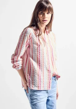 Cecil Blusen*Seersucker Bluse pink sorbet