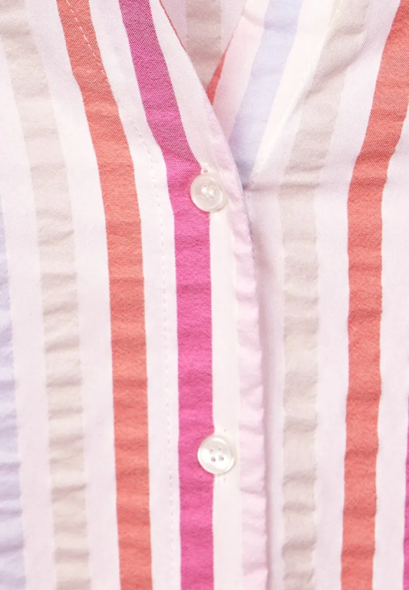 Cecil Blusen*Seersucker Bluse pink sorbet