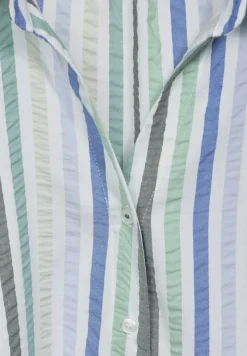 Cecil Blusen*Seersucker Bluse strong khaki