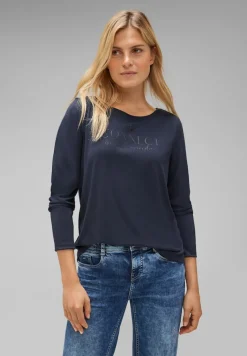 Street One Shirts*Seiden Look Shirt deep blue