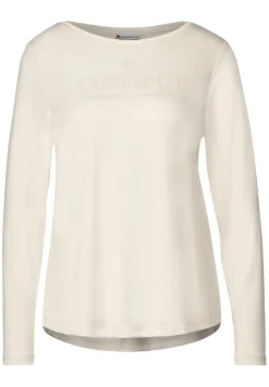 Street One Shirts*Seiden Look Shirt lucid white