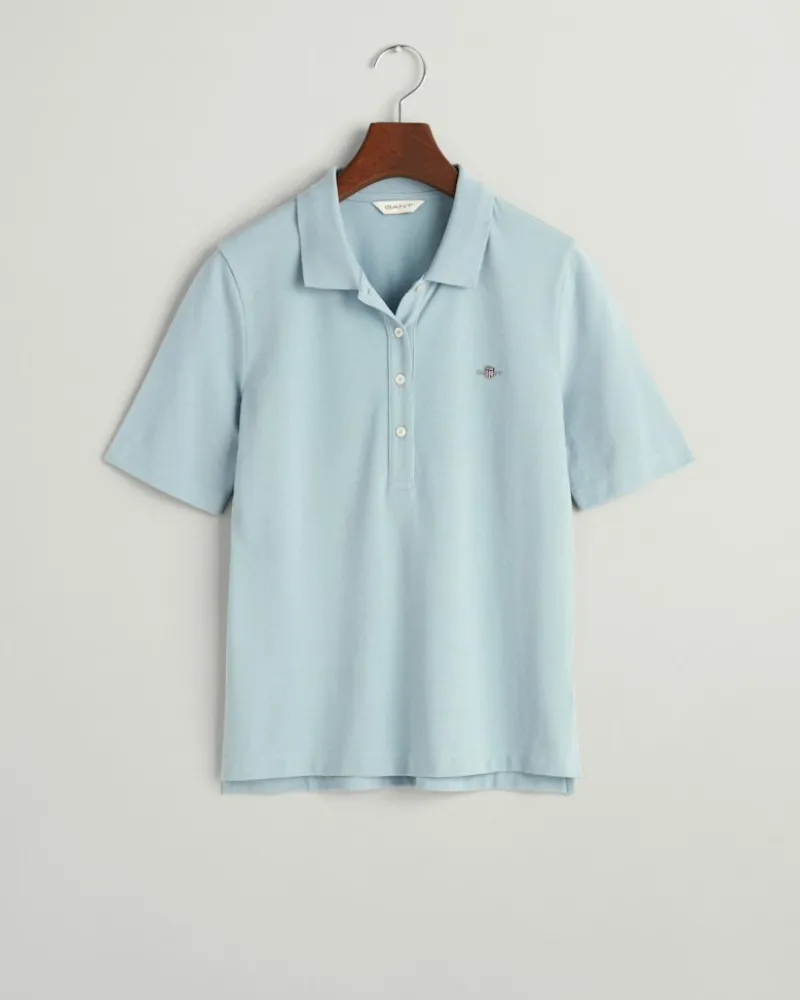 Gant Shirts*Shield Piqué Poloshirt dove blue
