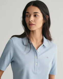 Gant Shirts*Shield Piqué Poloshirt dove blue
