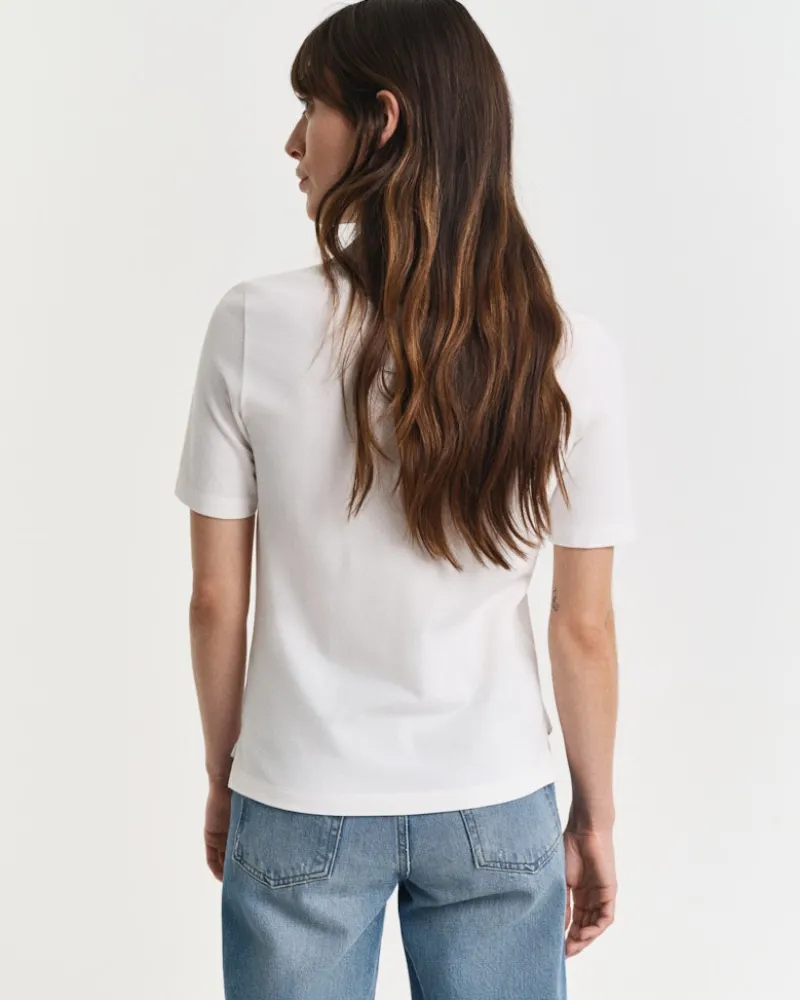 Gant Shirts*Shield Piqué Poloshirt eggshell