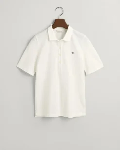 Gant Shirts*Shield Piqué Poloshirt eggshell