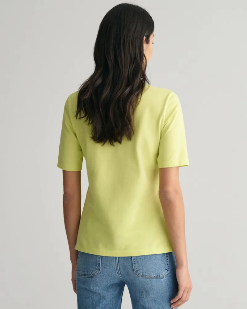 Gant Shirts*Shield Piqué Poloshirt pastel lime
