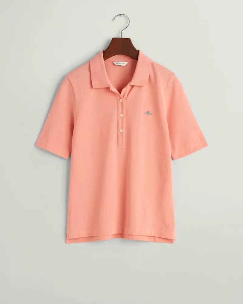 Gant Shirts*Shield Piqué Poloshirt peachy pink