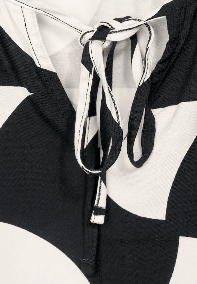 Street One Shirts*Shirt im Materialmix Black