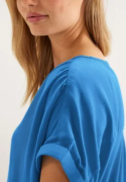 Street One Shirts*Shirt im Materialmix blue bay