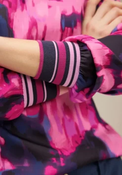 Street One Shirts*Shirt im Materialmix bright cozy pink