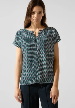 Street One Shirts*Shirt im Materialmix meta lilac