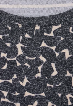 Street One Shirts*Shirt im Printmix deep blue melange