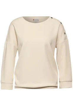 Street One Shirts*Shirt im Silk Look lucid white