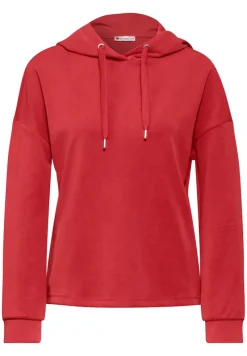 Street One Shirts*Shirt im Silk Look mandarin red