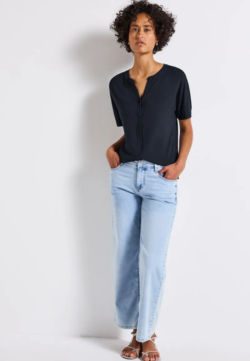 Street One Shirts*Shirt im Tunika-Look deepwater blue